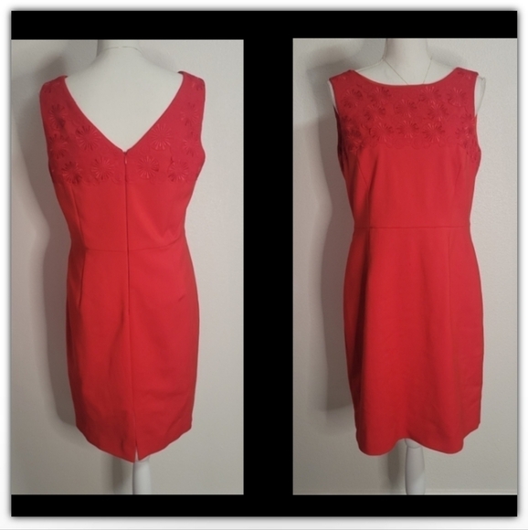 Tahari Authur S Levine embroidered design size 10P - Picture 2 of 6